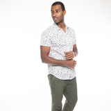 Short Sleeve Men's Shirt Starry Night