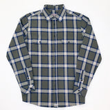 Men's Olive Flannel Shirt
