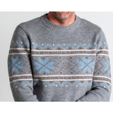 grey fairisle sweater