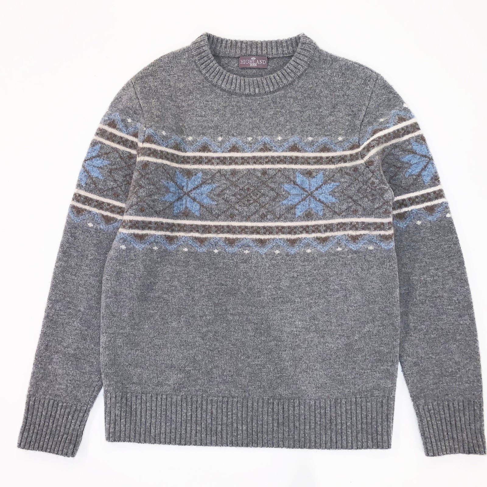 Grey Aspen Fairisle Sweater