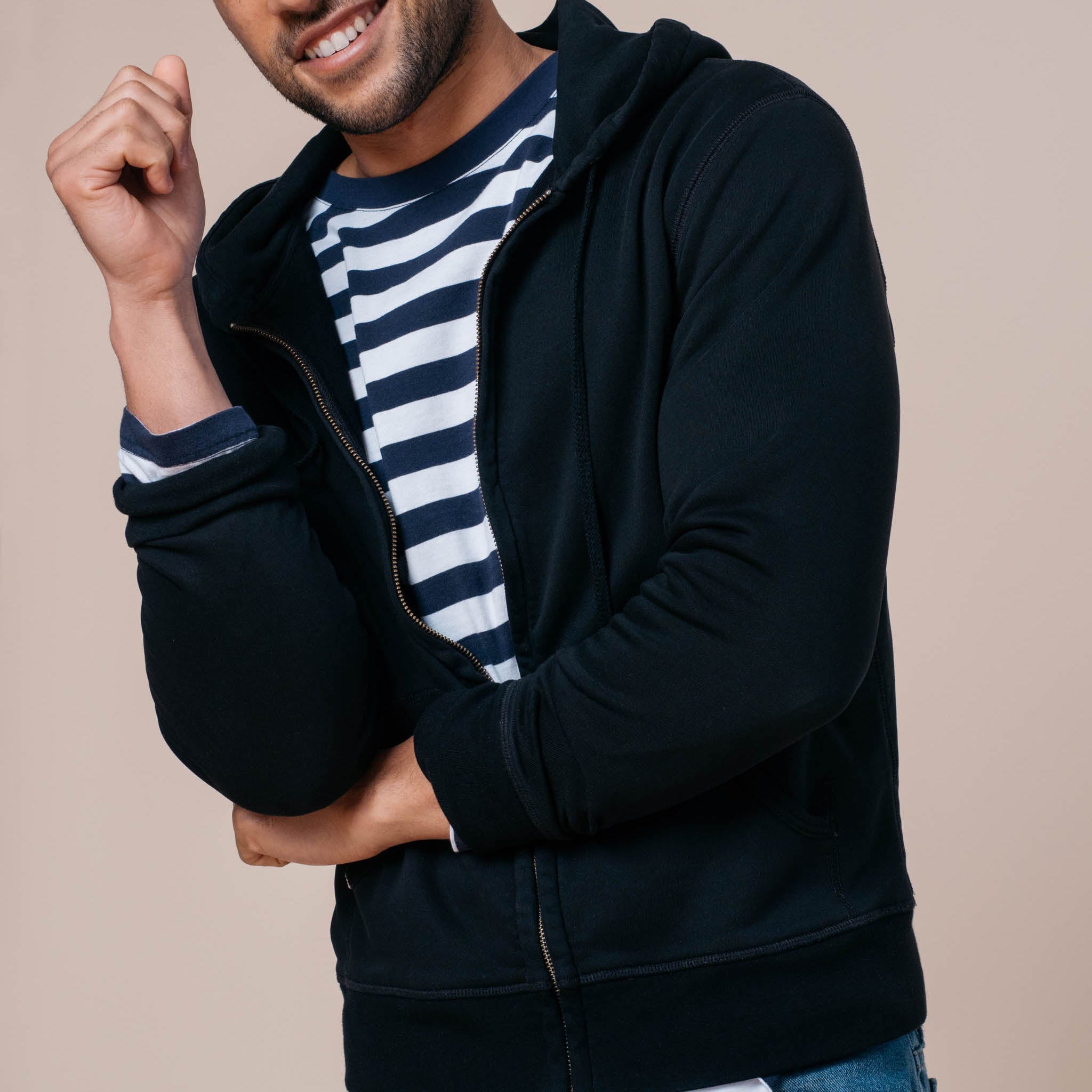Black Hooded Sweatshirt