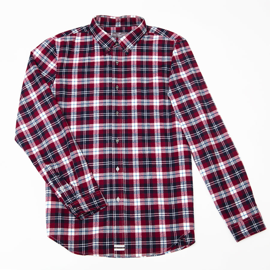 Expedition Long Sleeve Red Flannel Shirt 