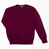 Sutton Cotton Cabernet Sweater