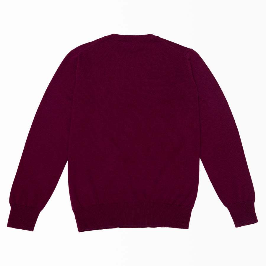 Sutton Cotton Cabernet Sweater