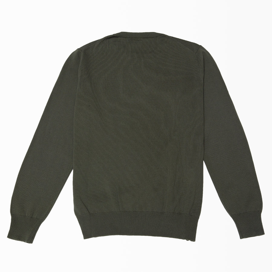 Sutton Cotton Army Sweater