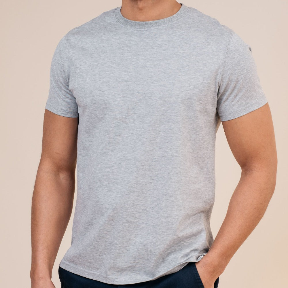 Short Sleeve Grey Tee