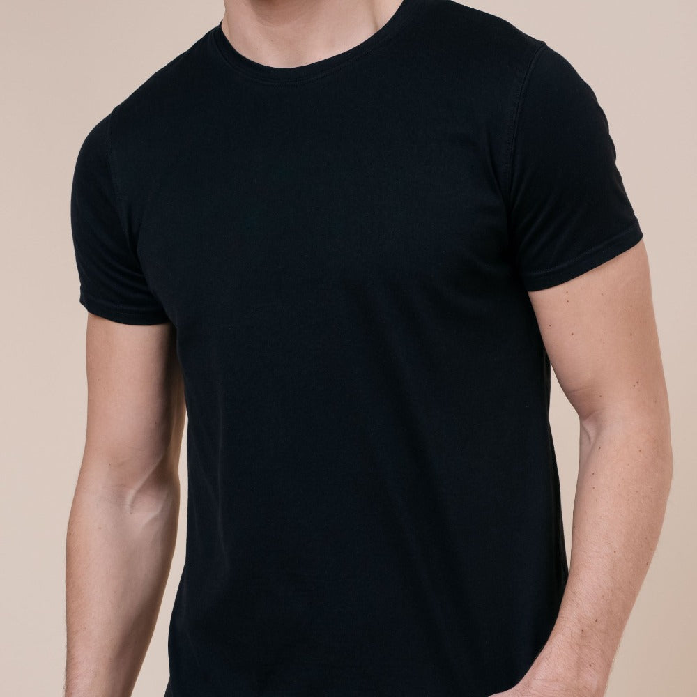 Short Sleeve Black Tee