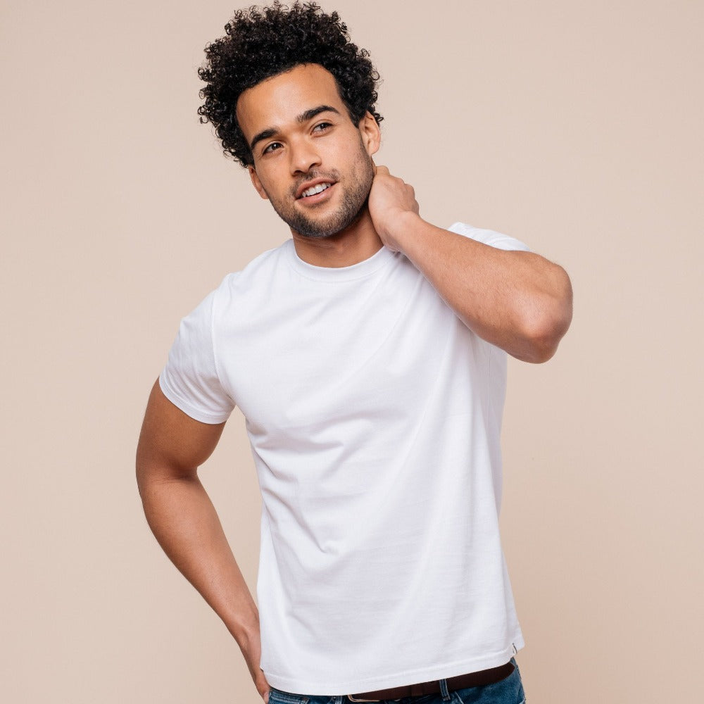 Seaport Short Sleeve Men's Tee - White