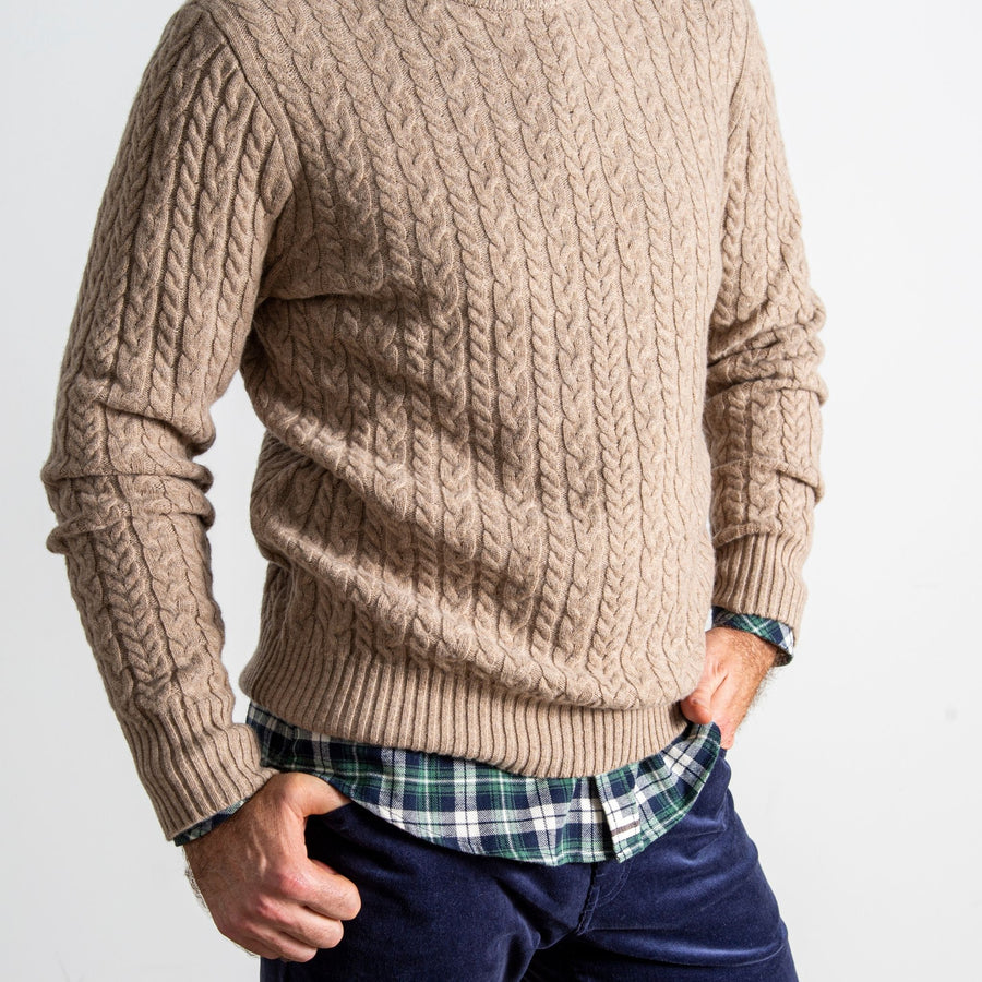 Camel Merino Wool Sweater