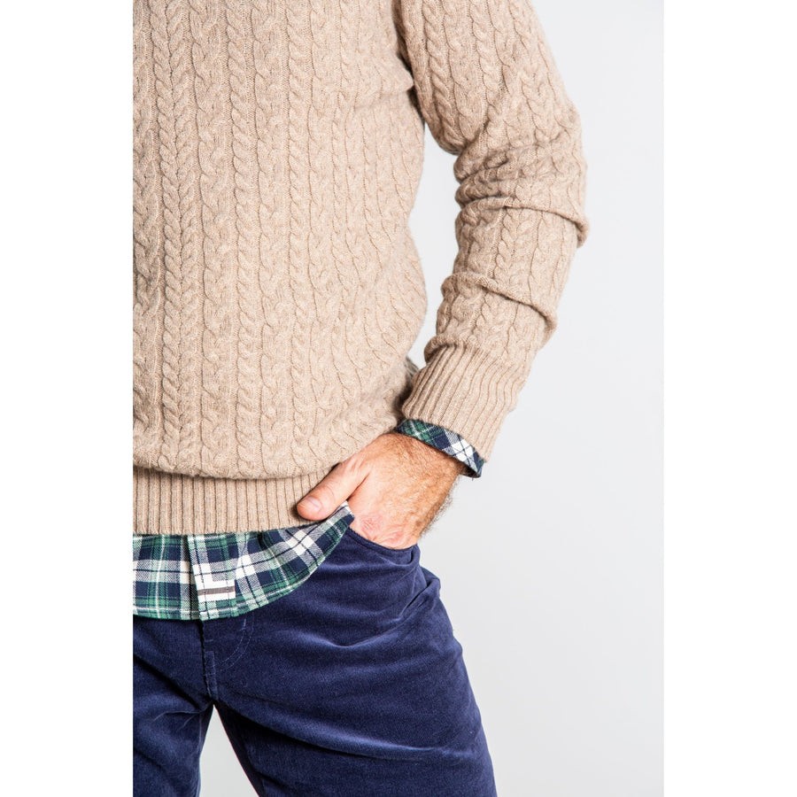 Camel Merino Wool Sweater