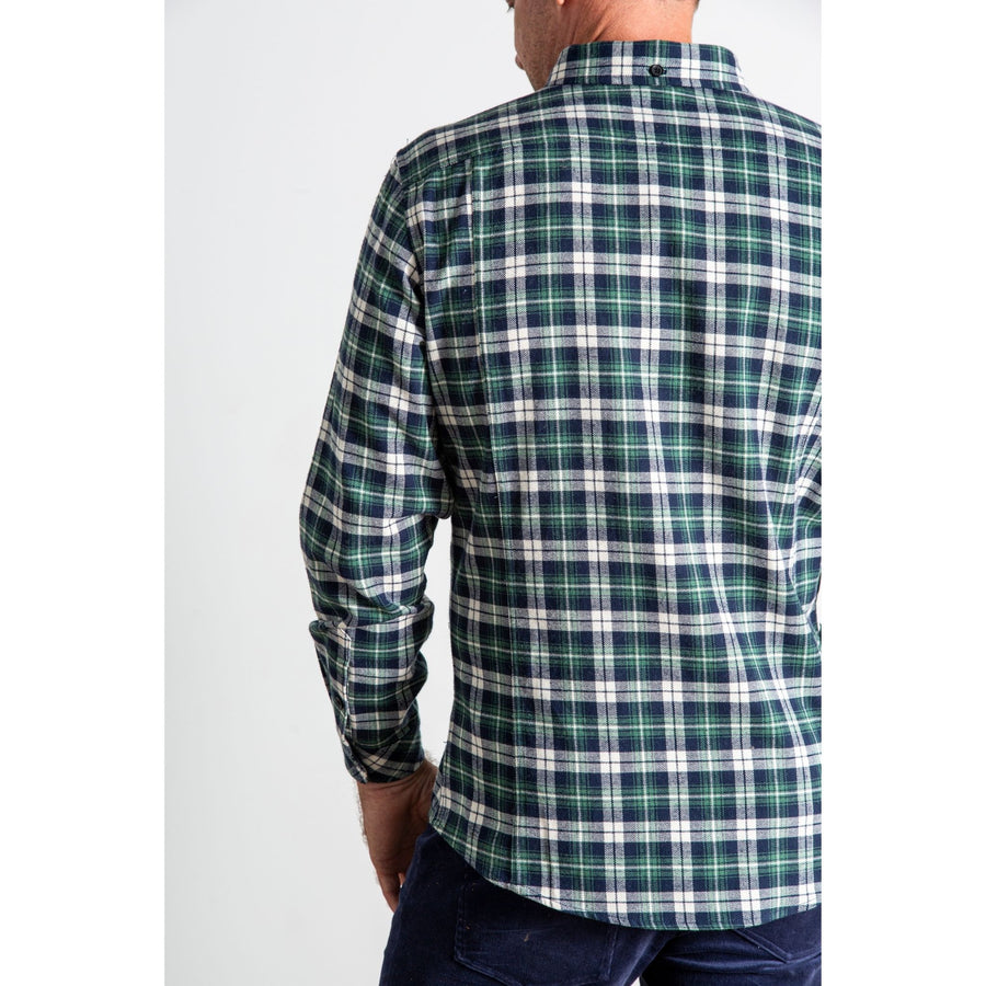 Men's Green Plaid Flannel