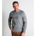 grey fairisle sweater