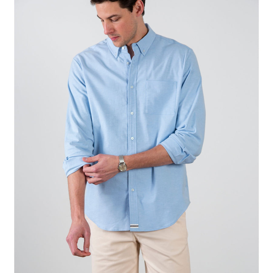 Blue Long Sleeve Oxford