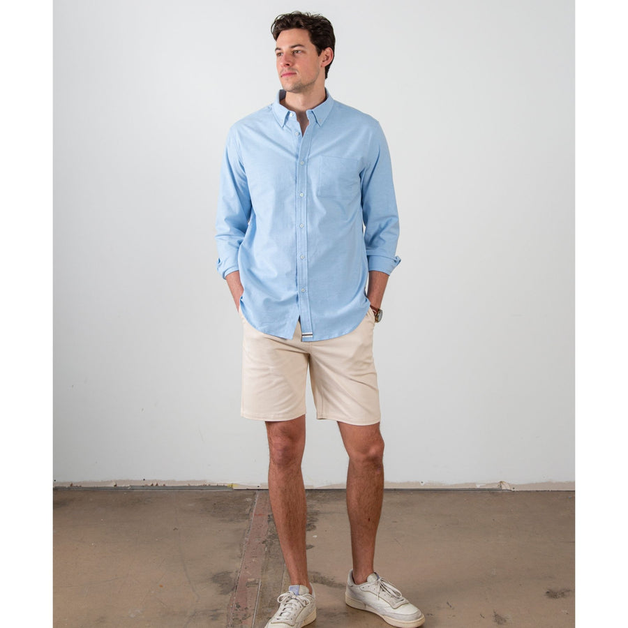 Blue Long Sleeve Oxford