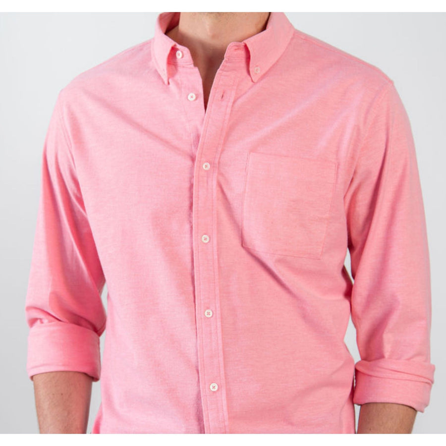 Pink Long Sleeve Button Down 