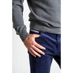 Mens Blue Corduroy Pant