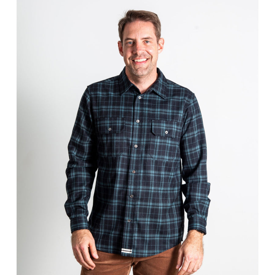 Pine Plaid Stretch Flannel