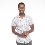 Short Sleeve Men's Shirt Starry Night
