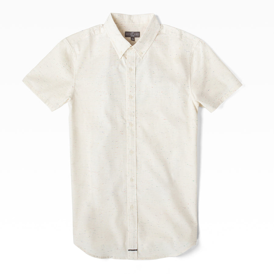 Cream Color Short Sleeve Shirt