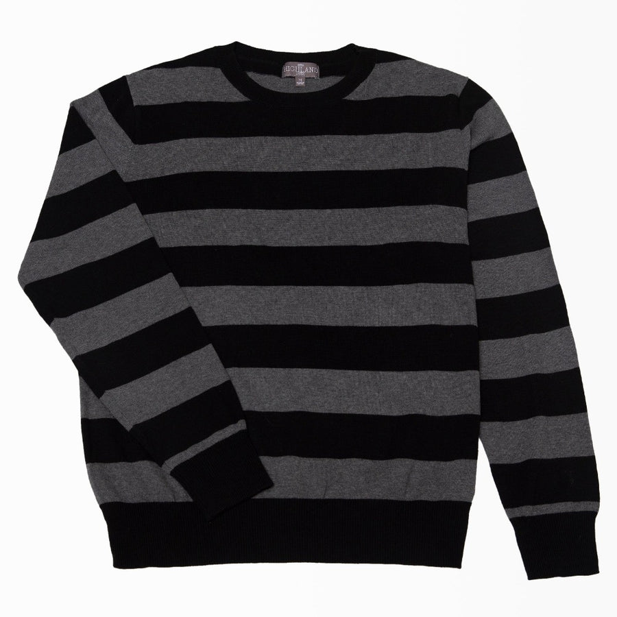 Stripes Crewneck Men's Sweater