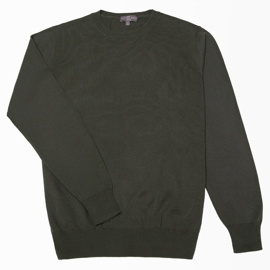 Sutton Cotton Army Sweater