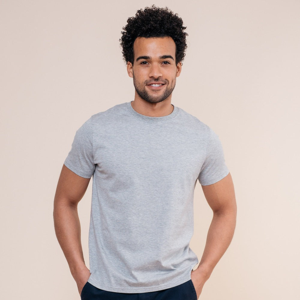 Short Sleeve Grey Tee