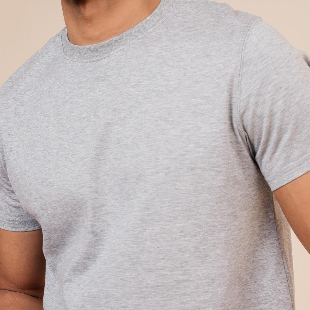 Short Sleeve Grey Tee