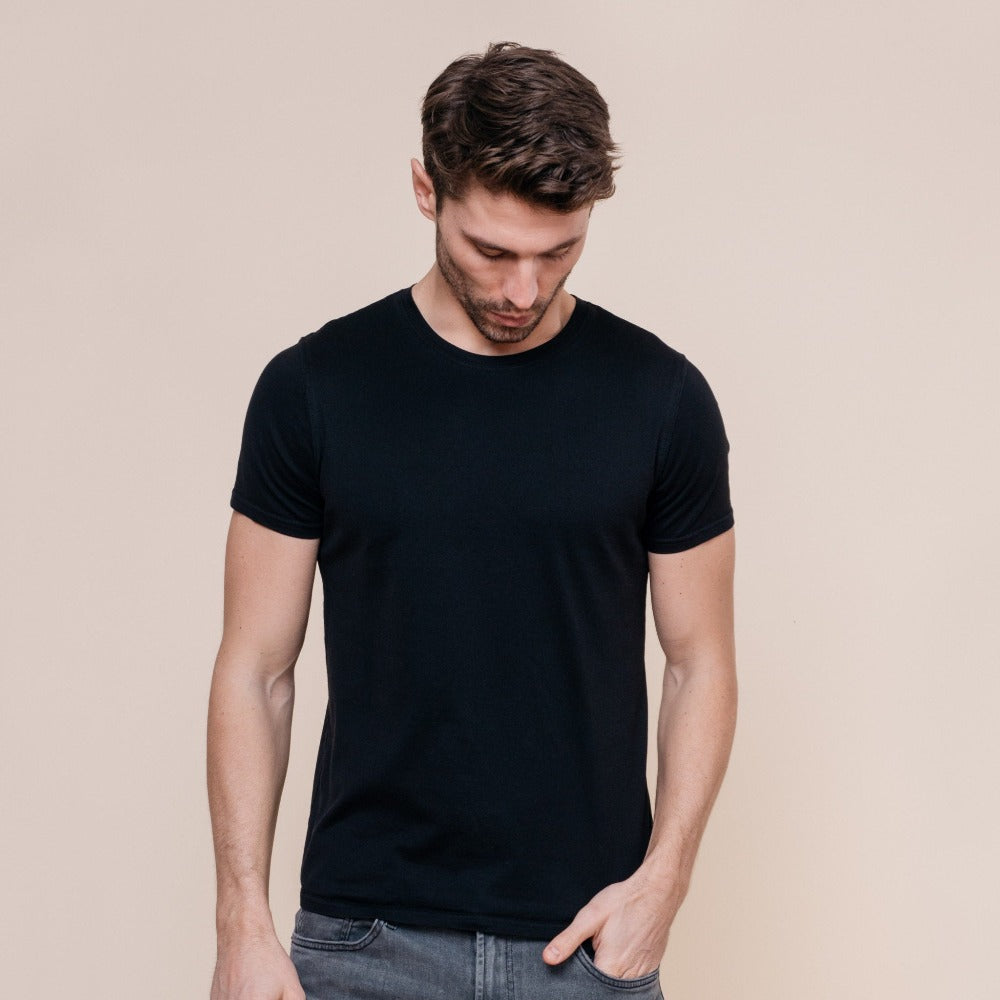 Short Sleeve Black Tee