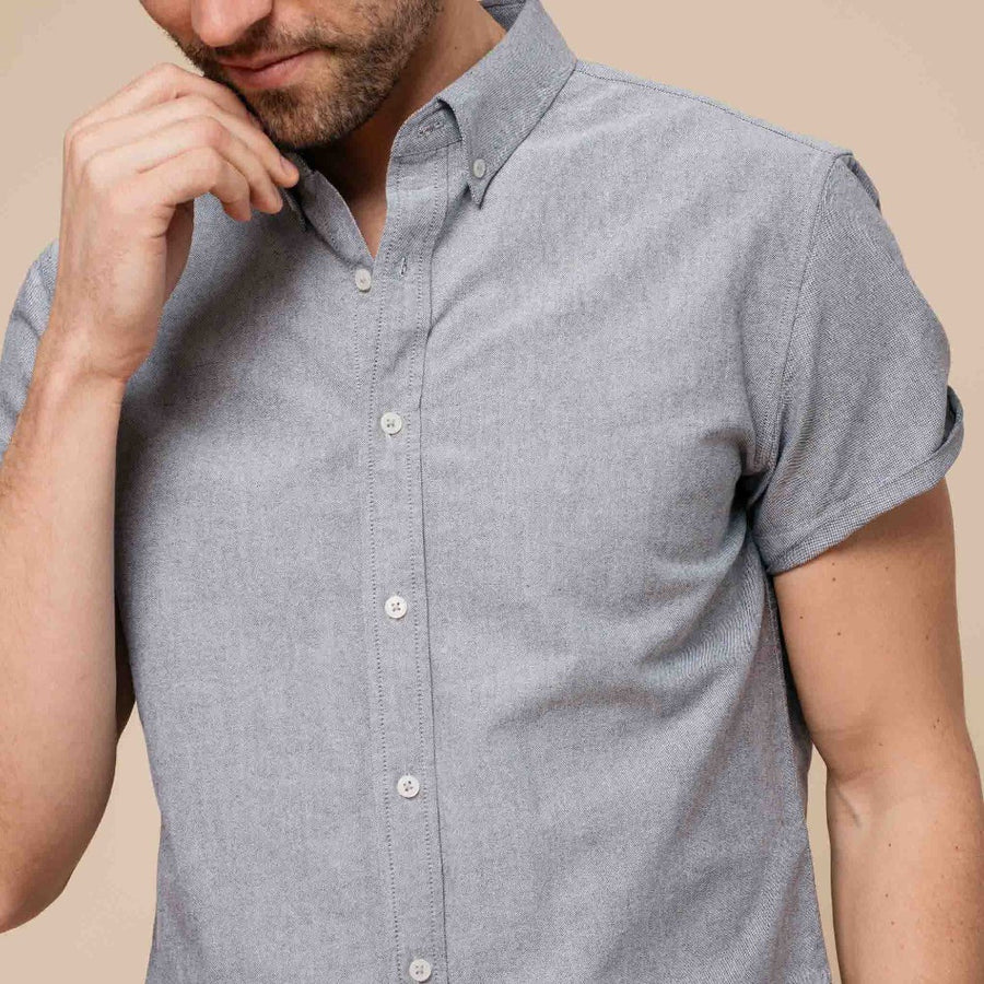 Short Sleeve Grey Shirt