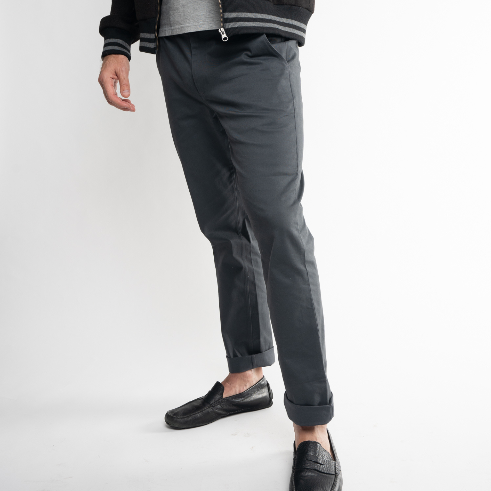 Men's Grey Chino Pants